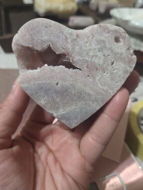 Pink Amethyst Heart For Lilymtnz
